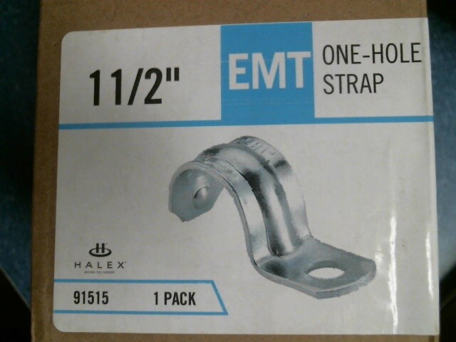 Halex 91515, 1-1/2″ One Hole Strap, Steel, Box 0f 10, FREE SHIPPI