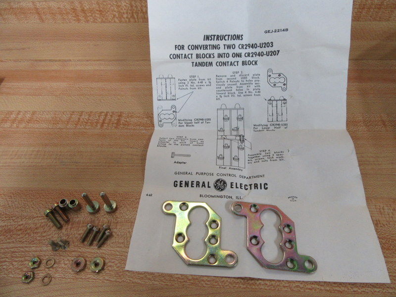 General Electric CR2940U207A Contact Block Adapter Kit