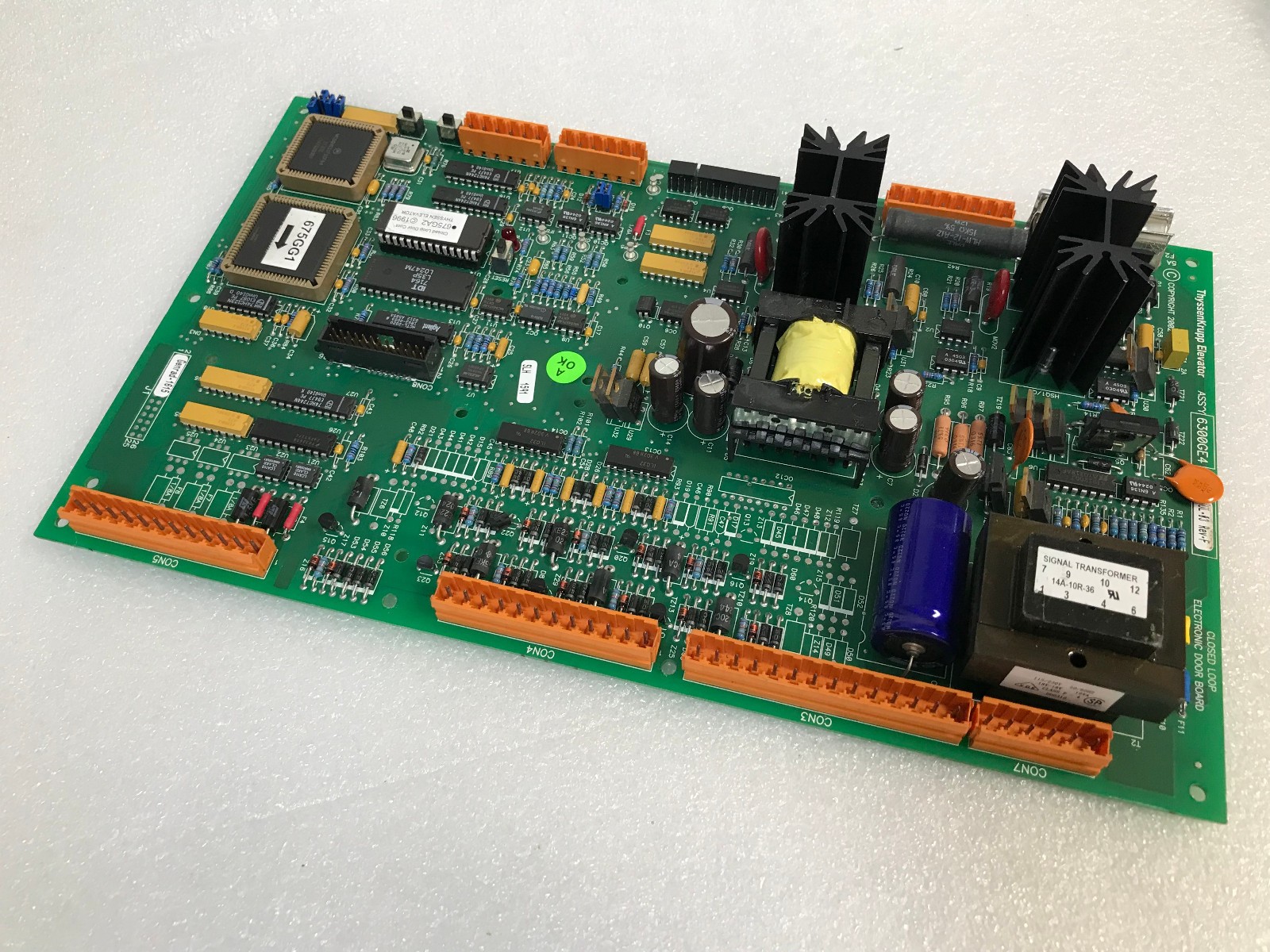 ThyssenKrupp Elevator 6300GE4 Rev. F, G Electronic Door Board