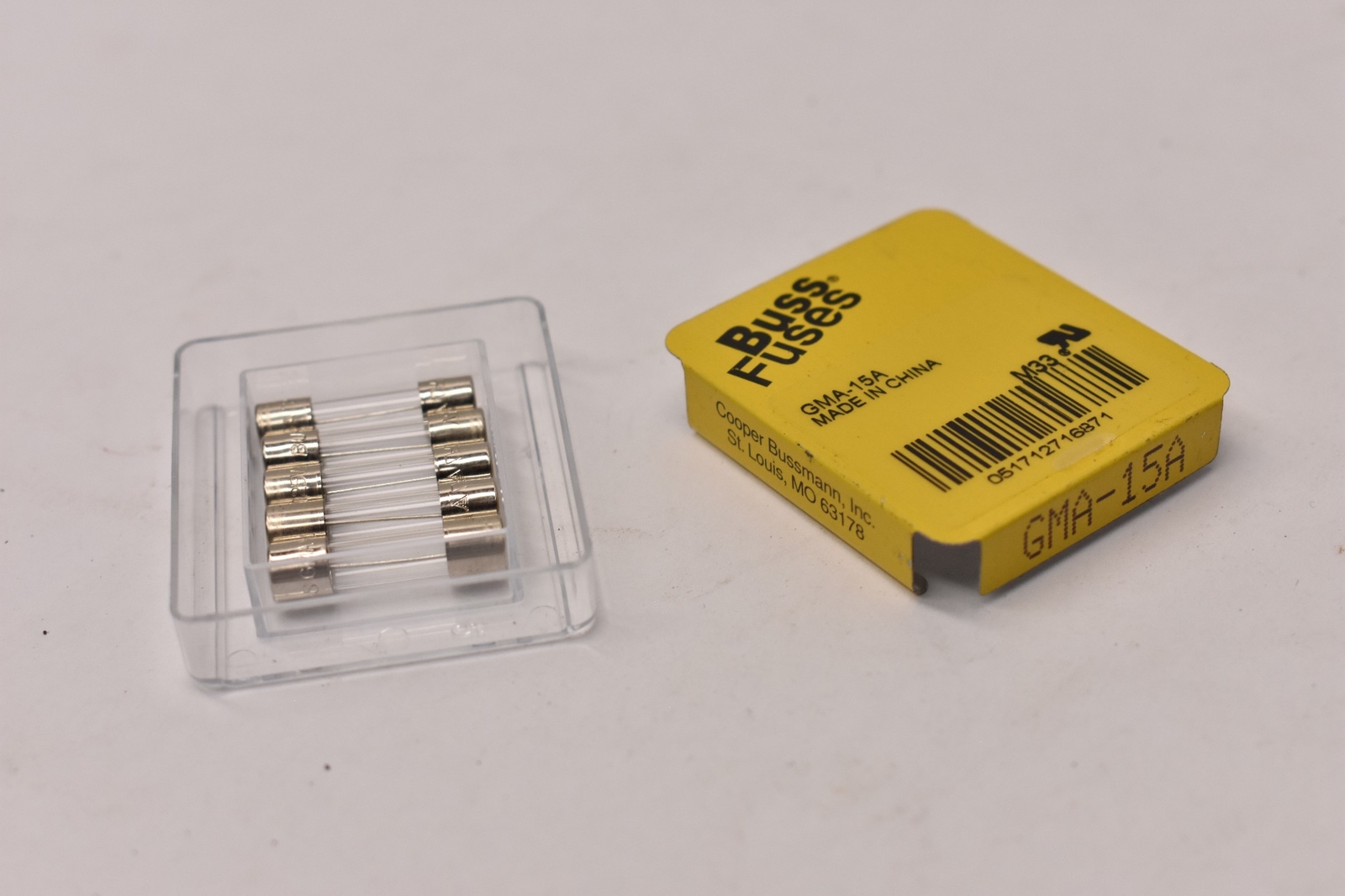 Buss Fuses GMA-15A (5 packages of 5)