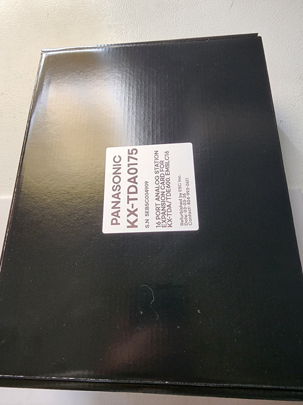 PANASONIC KX-TDA6175/EMSLC/ 16 PORT ANALOG EXPP. REFURBISHED. 6 MONTH WARANTY.