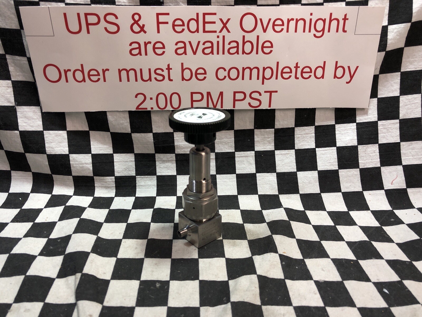 NUPRO 6LV-BNBW4, High Purity Bellows Sealed Valve 1/4″ BUTT WELD, #115V10