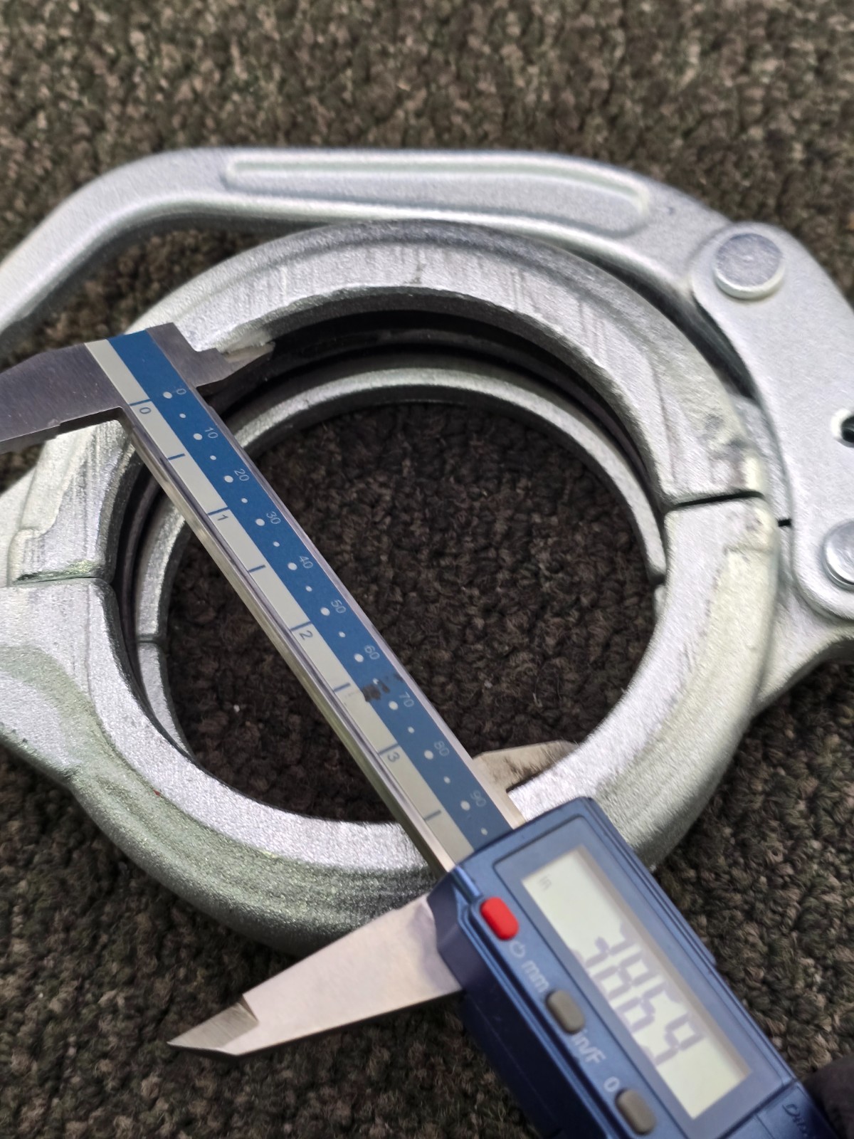 3-inch Heavy Duty Concrete Pumping Hose Adjustable Snap Clamp Cast Steel 130 Bar