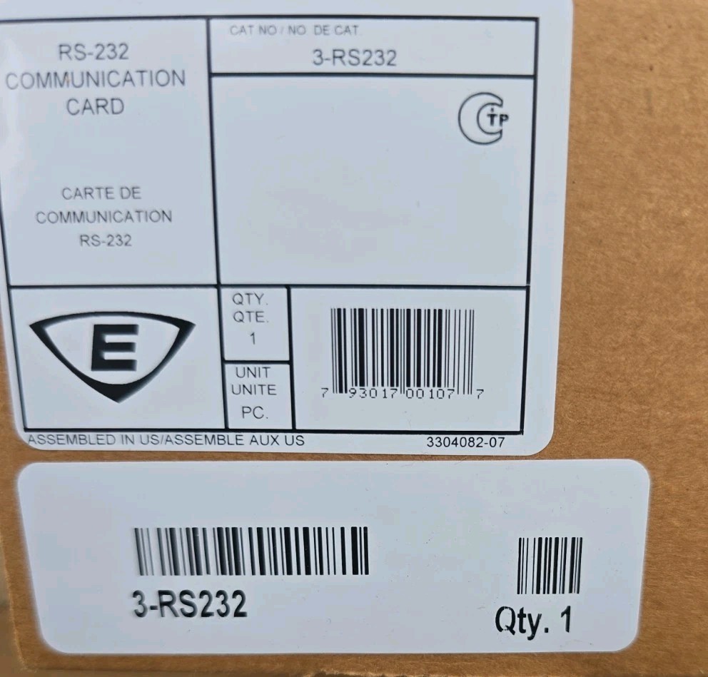 Edwards EST 3-RS232 Card