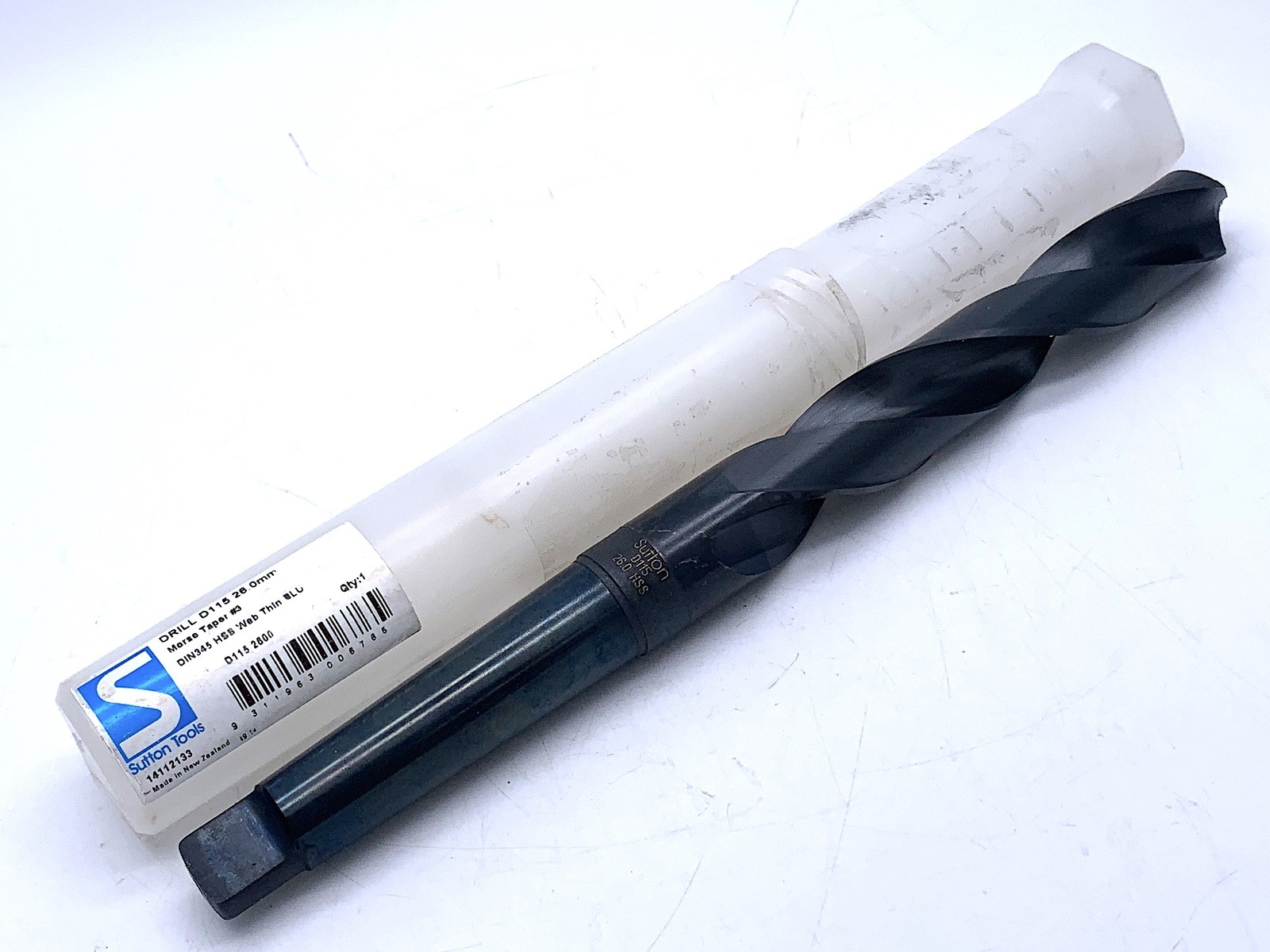 Sutton D115 26mm Number 2 Morse Taper Shank Drill Bit HSS D1152600