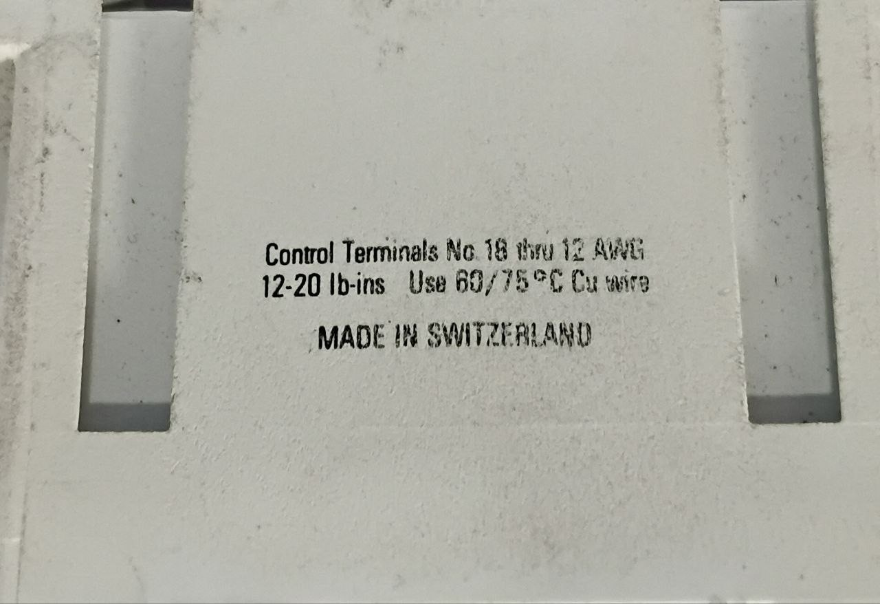 Sprecher+Schuh CS3 Contactor 95V 50Hz 110V 60Hz