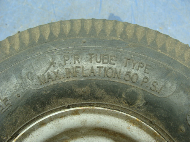 B&P MANUFACTURING 3.50/4 10 4 TIRE AND RIM LOT OF 3