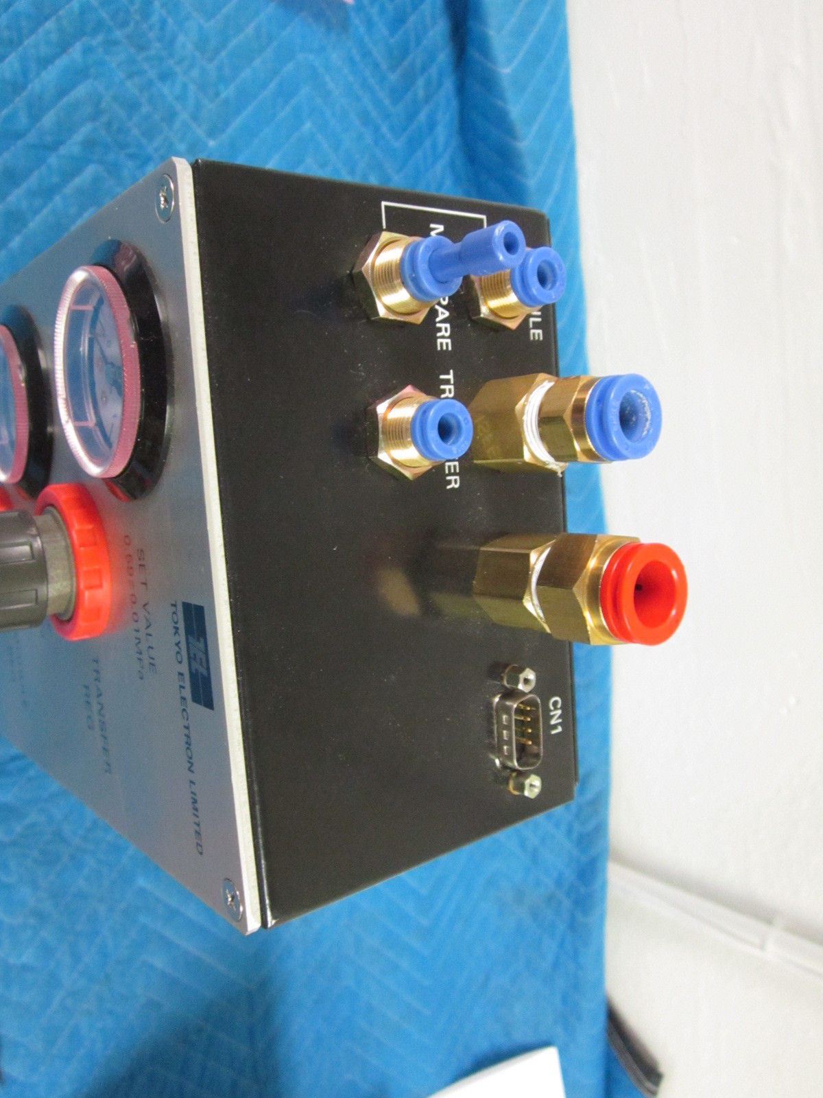 TEL Tokyo Electron Air Controller Gauge Assembly 3M87-022555 w/ SUNX DP2-22 1MPa