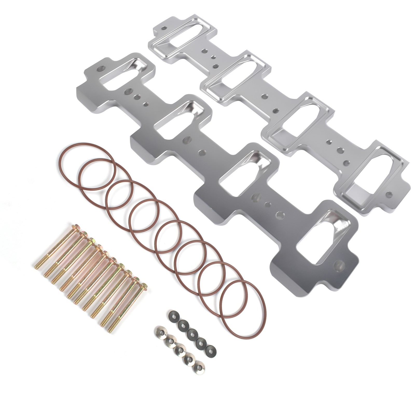 Intake Manifold Adapters LS Cathedral to Rectangle Port Fits Corvette Camaro G8