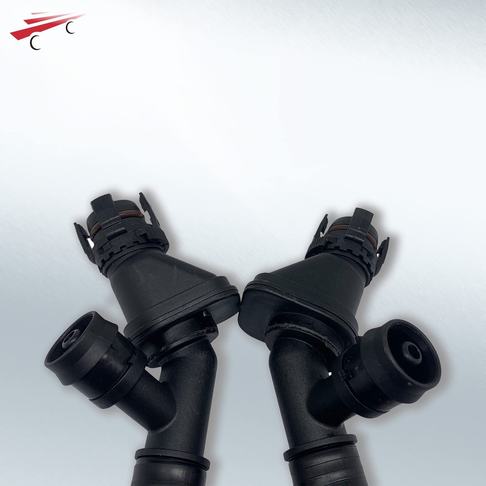 Set of 2 Crankcase Vent Hose Left and Right N63 pcv for BMW 550i 650i 750i X5…