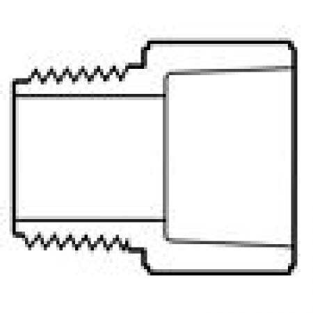 Spears 836-102 3/4X1 PVC Reducing Male Adapter MPTXSOC SCH80
