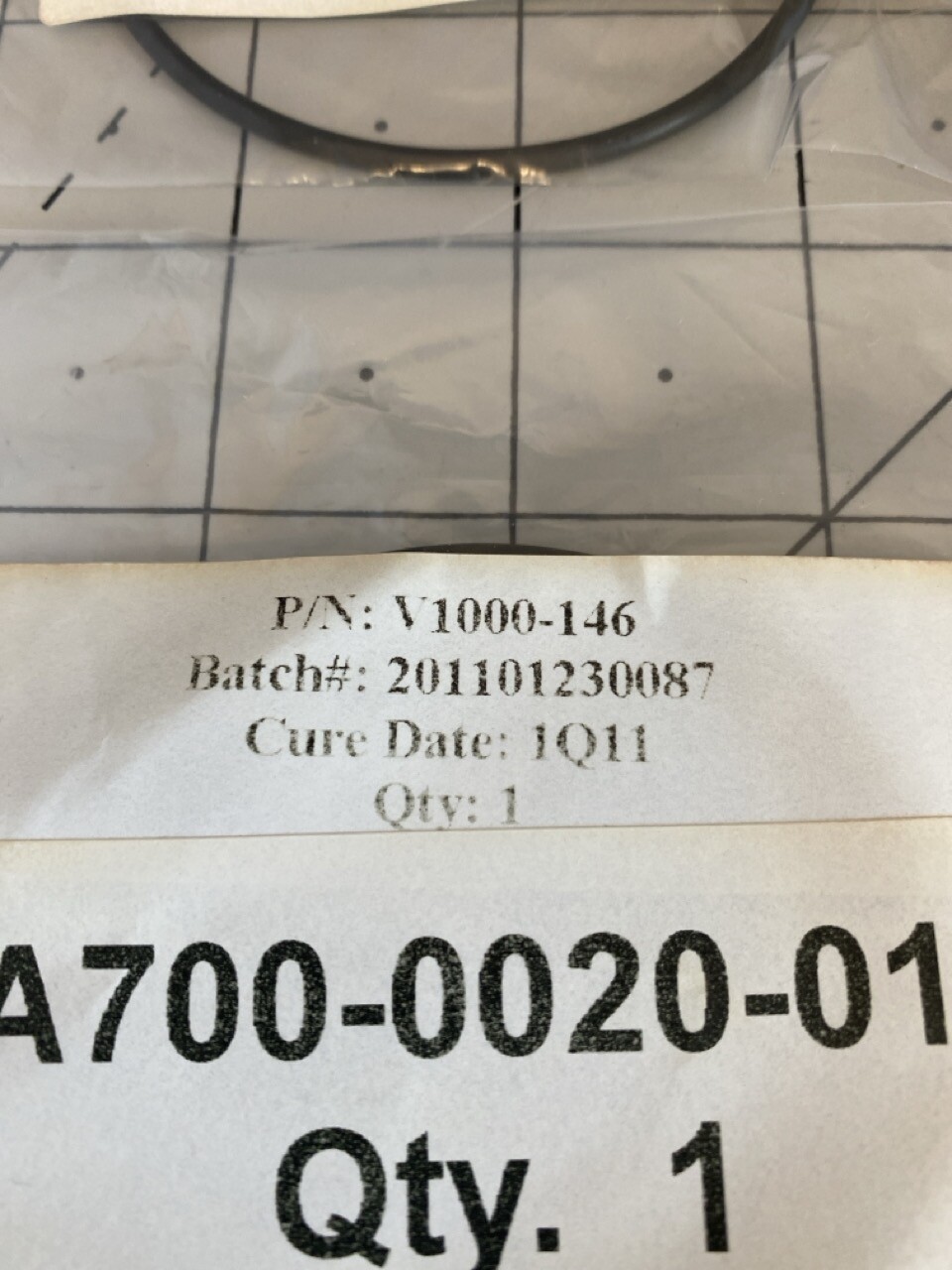 Marco Rubber & Plastics LLC O-Ring, Viton, 2-146 PN: V1000-146