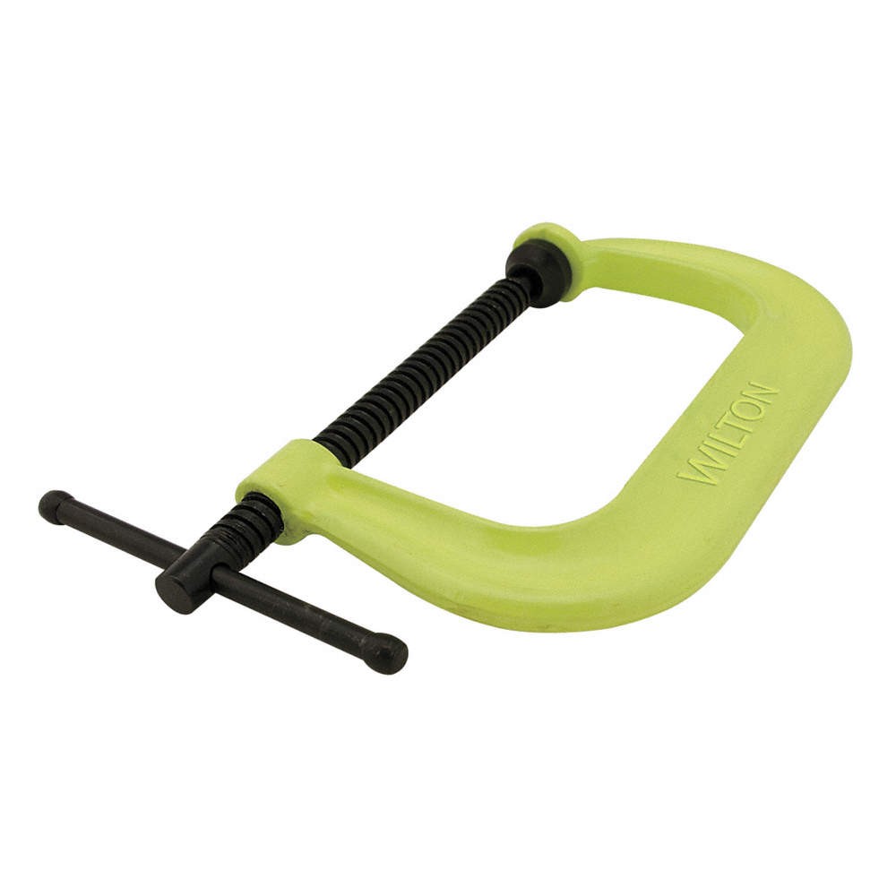 WILTON 406SF C-Clamp,6-1/16″,Steel,Reg. Duty,6600 lb. 18G722