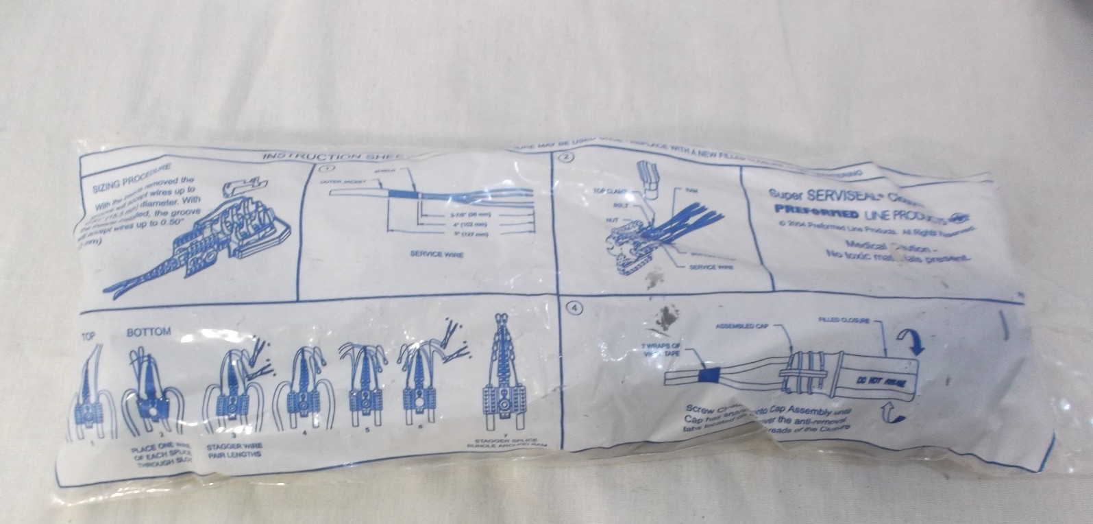 NEW Super Serviseal Closure Preformed Line Products unopened PART # 07041