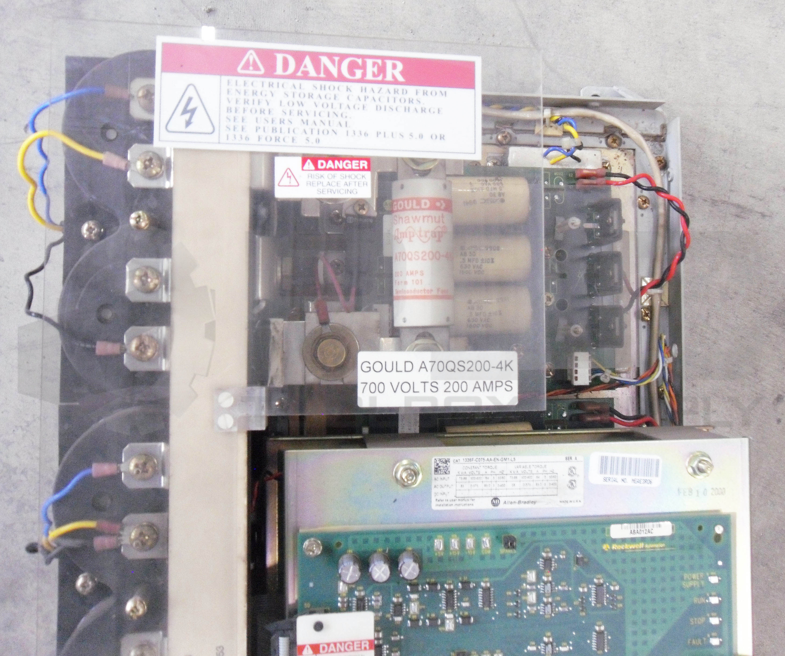 ALLEN BRADLEY 1336F-C075-AA-EN-GM1-L5 /A DRIVE 3PH 50/60HZ 500-600V