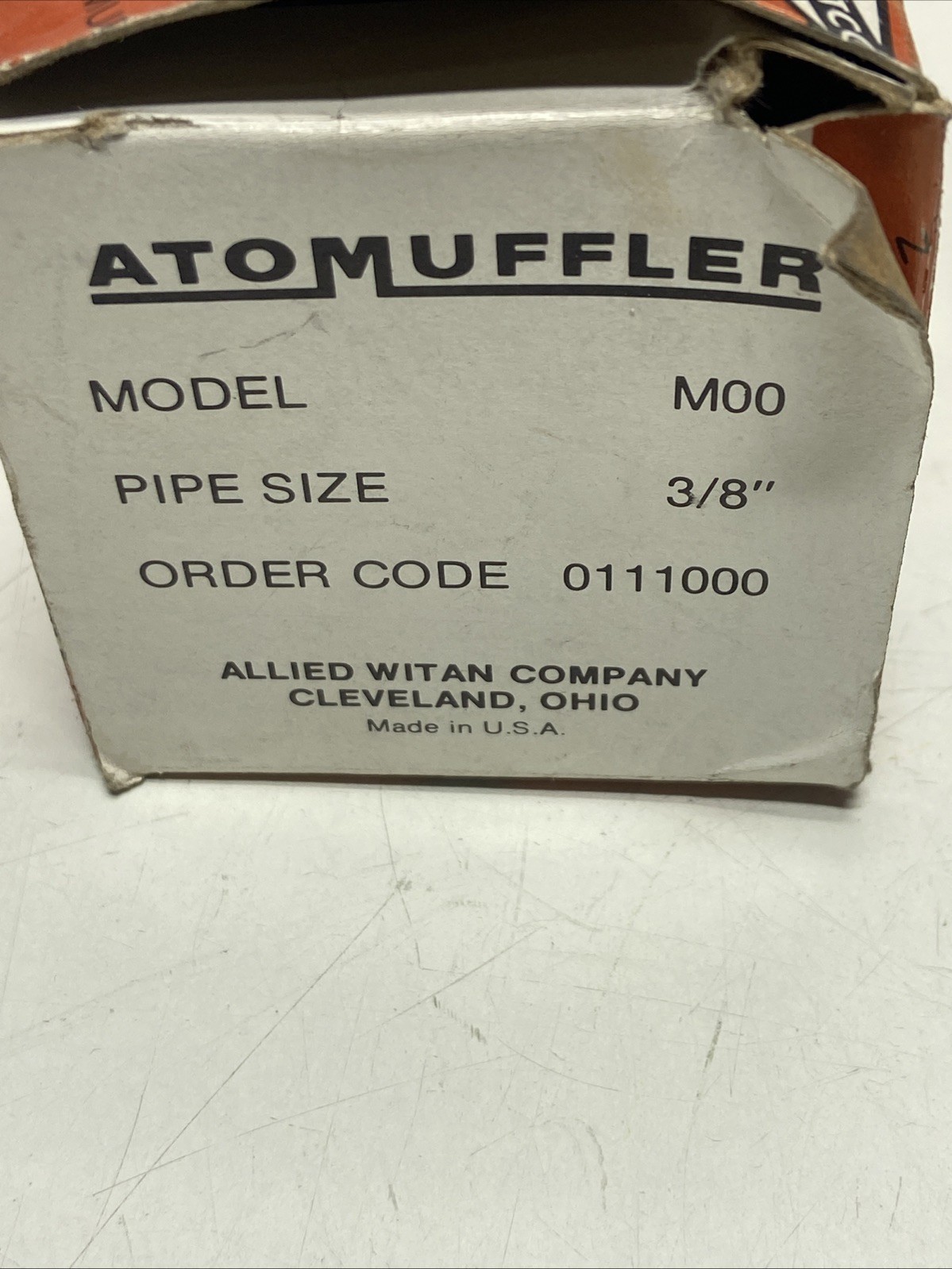 ALWITCO M00 Atomuffler Air Exhaust Muffler | 3/8″ NPT Male, Single Chamber, 125