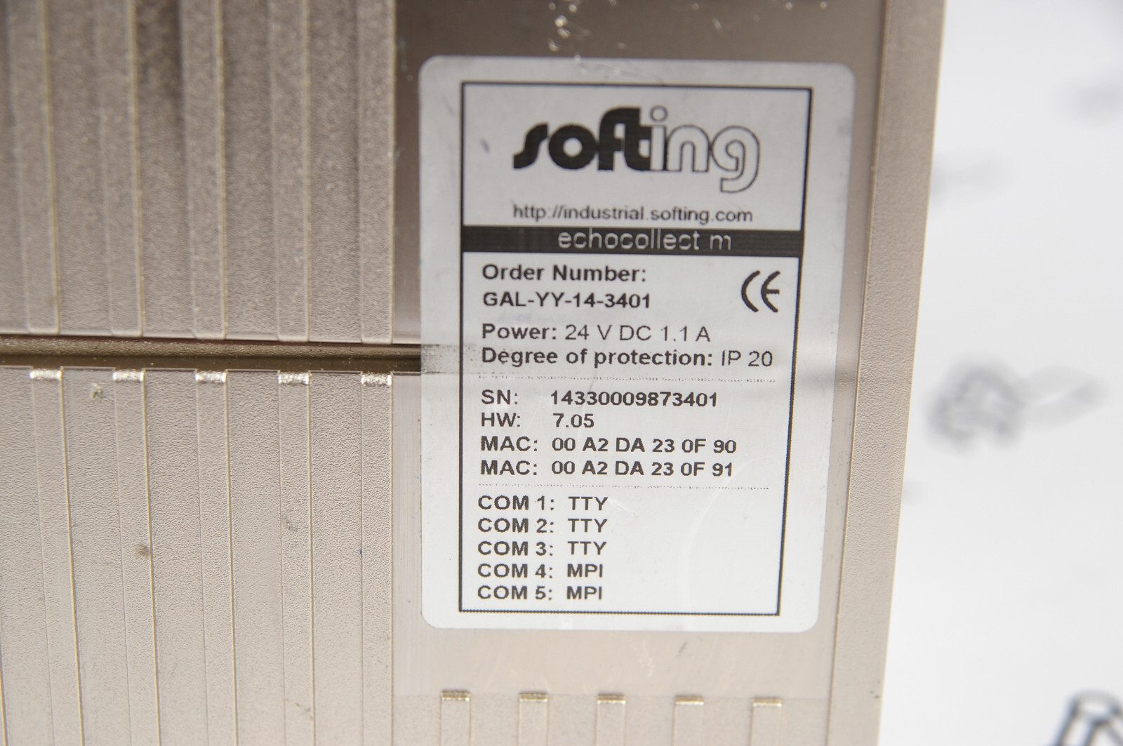 Softing GAL-YY-14-3401 echocollect m Gateway