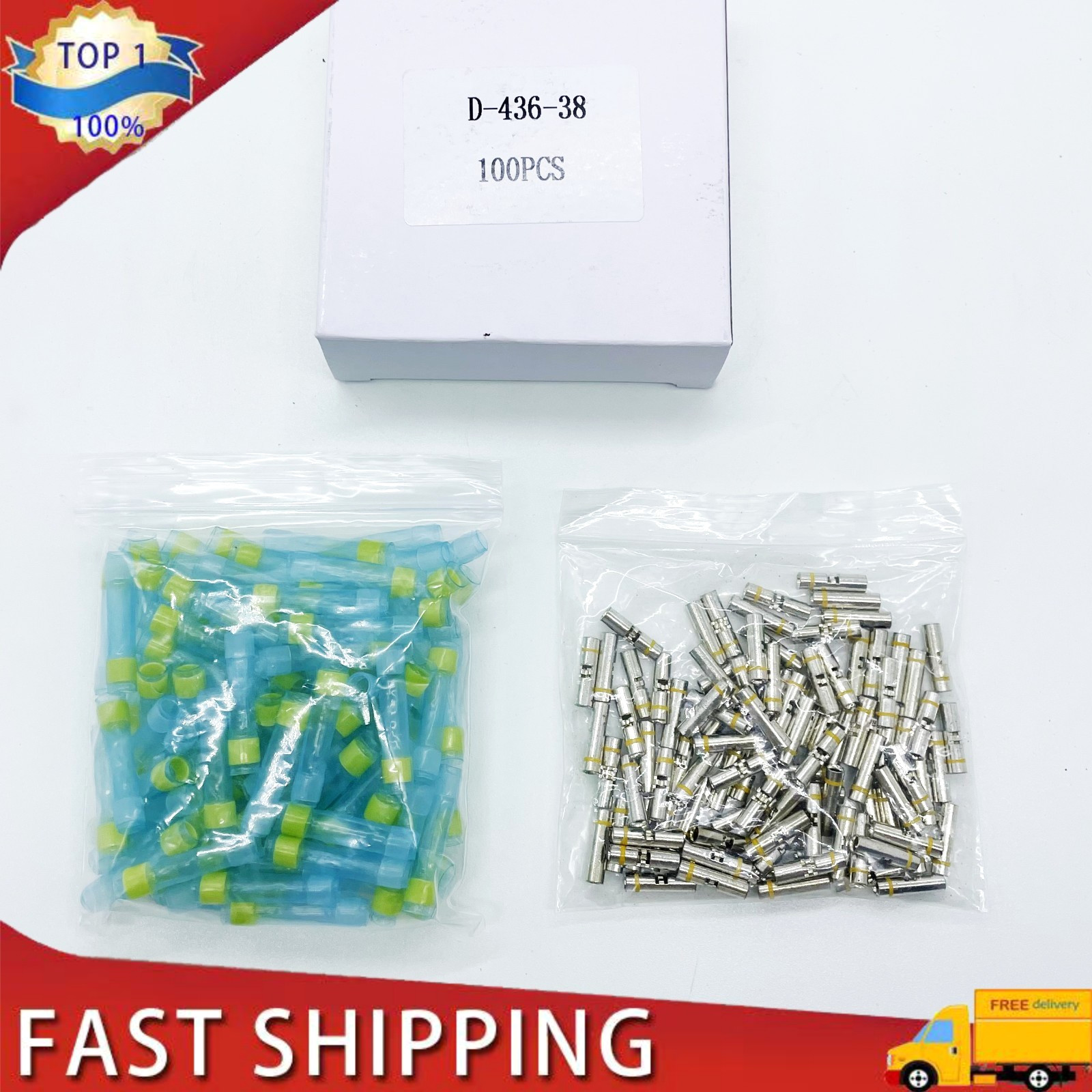 D-436-38 100pcs pack Plastic Case terminal for Military Aviation 650076-000