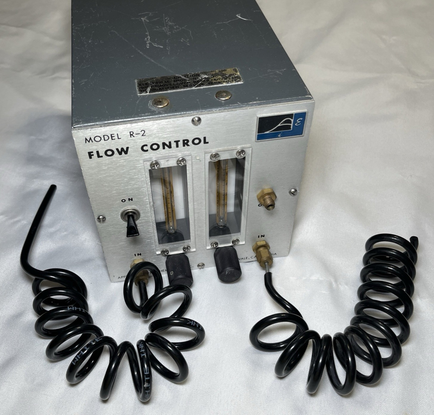 Applied Electrochemistry Flow Control Model R-2 Dual Channel Works Lab Prop Vtg