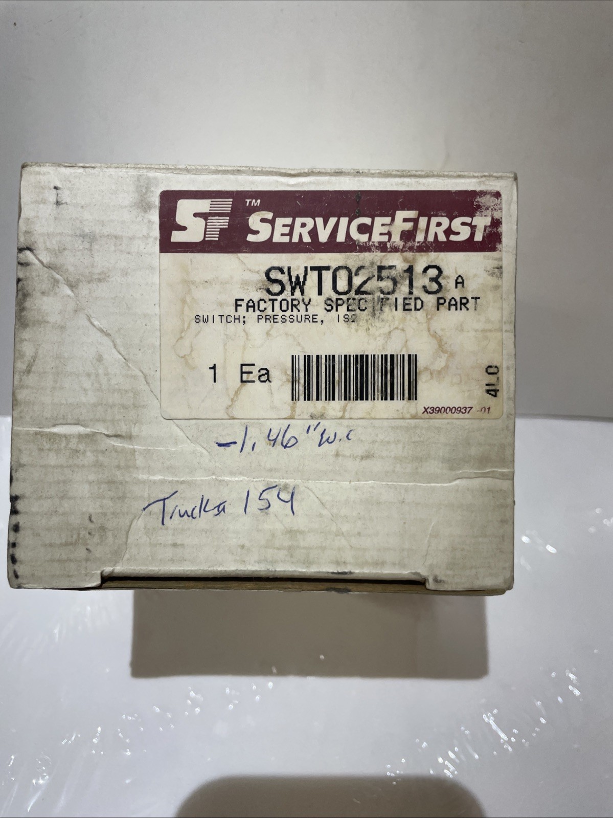 Service First SWT02513 Furnace air pressure switch for Trane