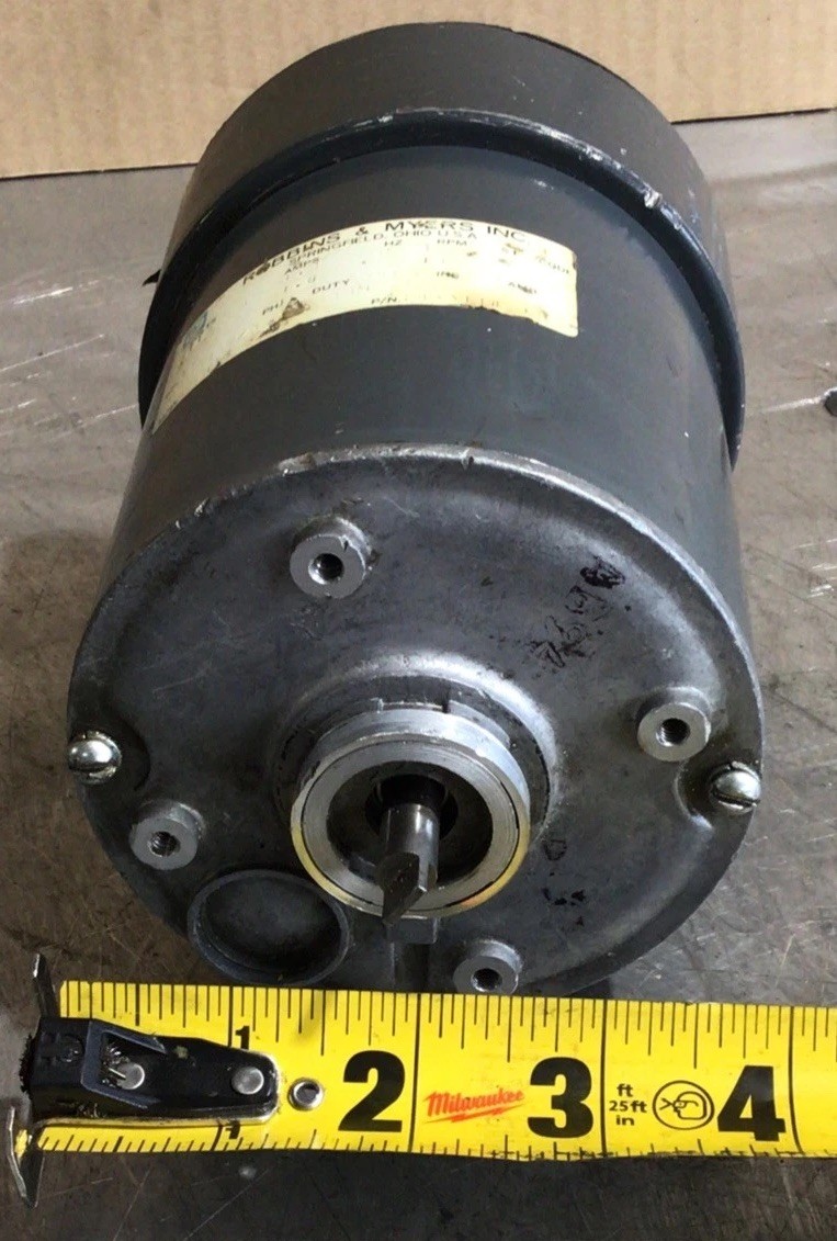 Robbins & Myers Lubricating Pump Motor