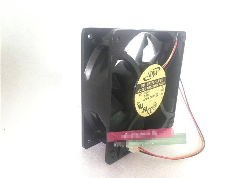 1pc ADDA AD1224HB-F92GP 24V 0.98A 12038 12CM aluminum frame inverter fan