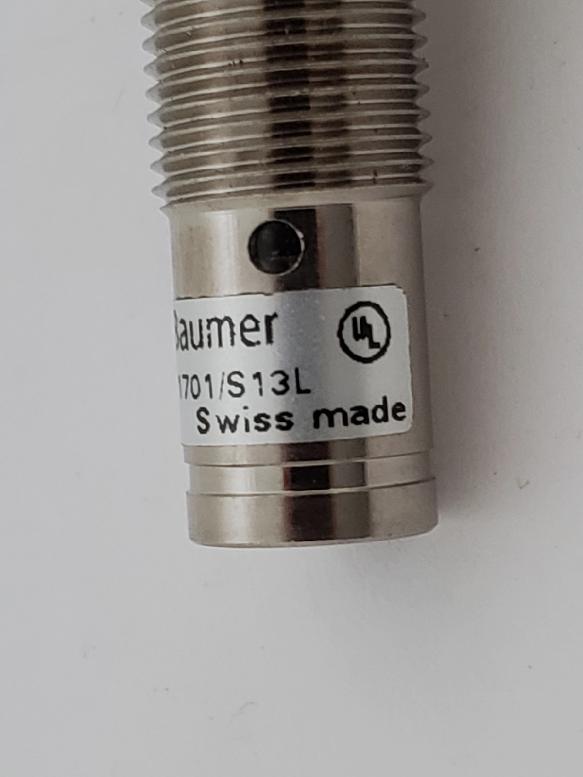 BAUMER IFRM 12P1701/S13L INDUCTIVE PROXIMTITY SENSOR PNP N.O. 10-30 VDC NNB