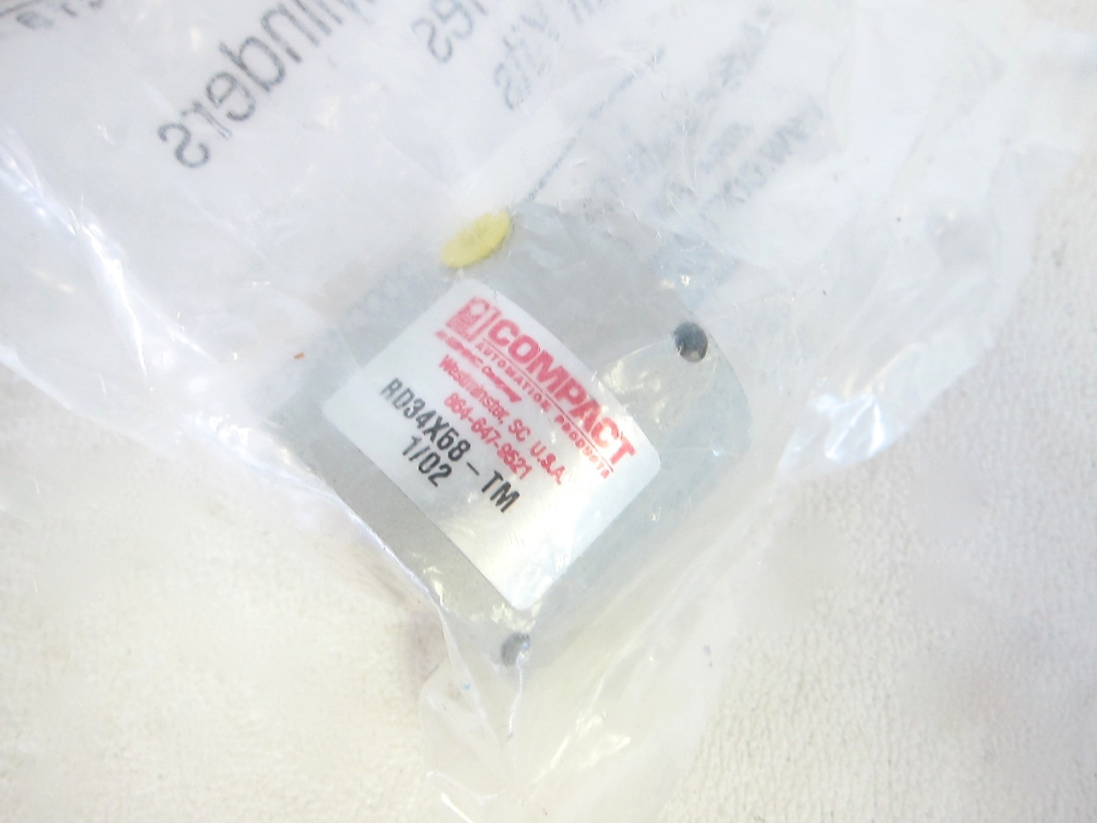 Sealed Compact Automation RD34X58-TM 1/02 Cylinder