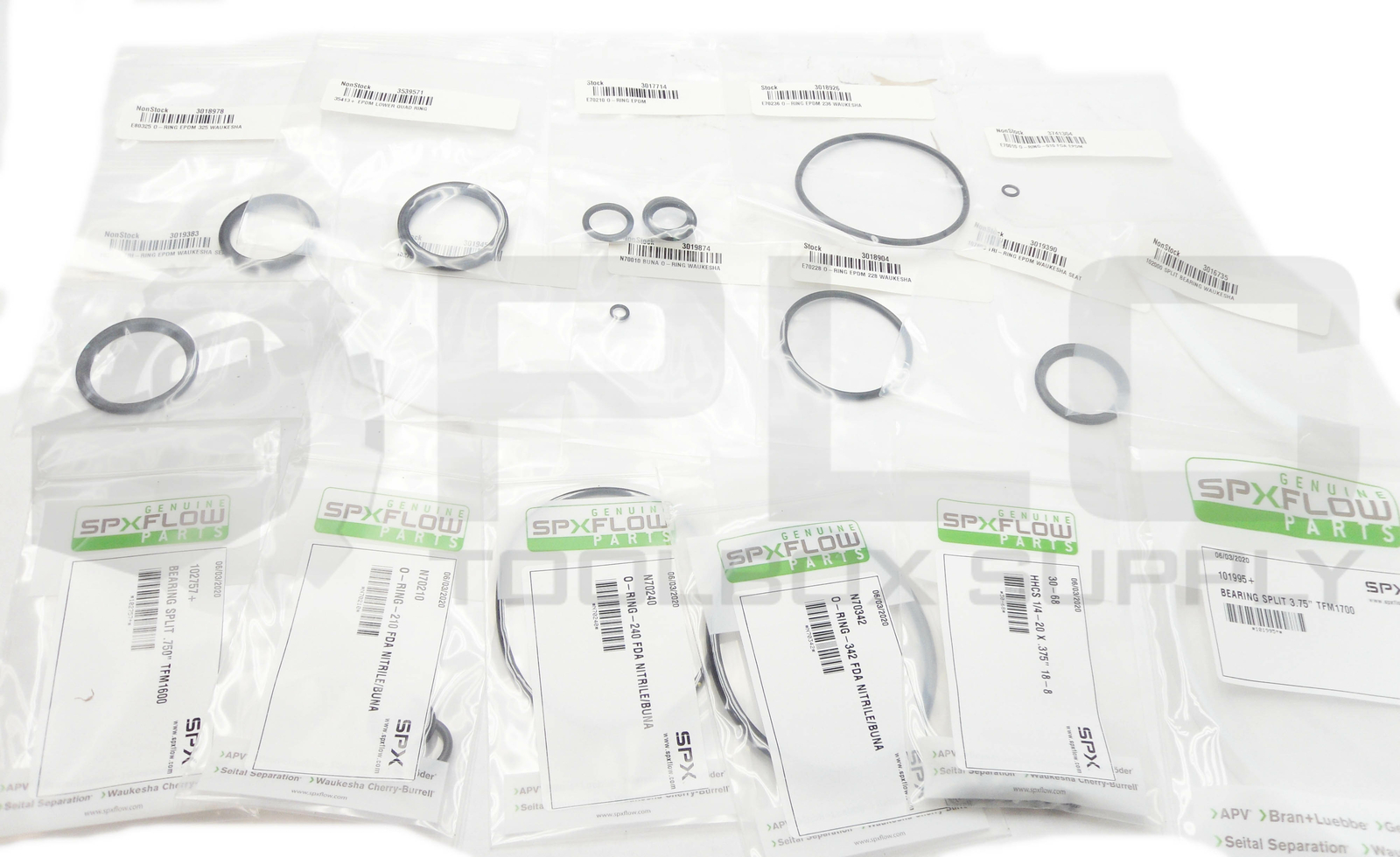 NEW SPX FLOW 129866 4″ ACTUATOR SEAL KIT-W71/W72/73-NSL