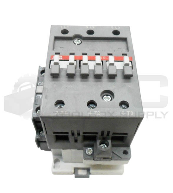 ABB A50-30 CONTACTOR 100A 600VAC W/ CAL5-11 AUXILIARY CONTACT A50