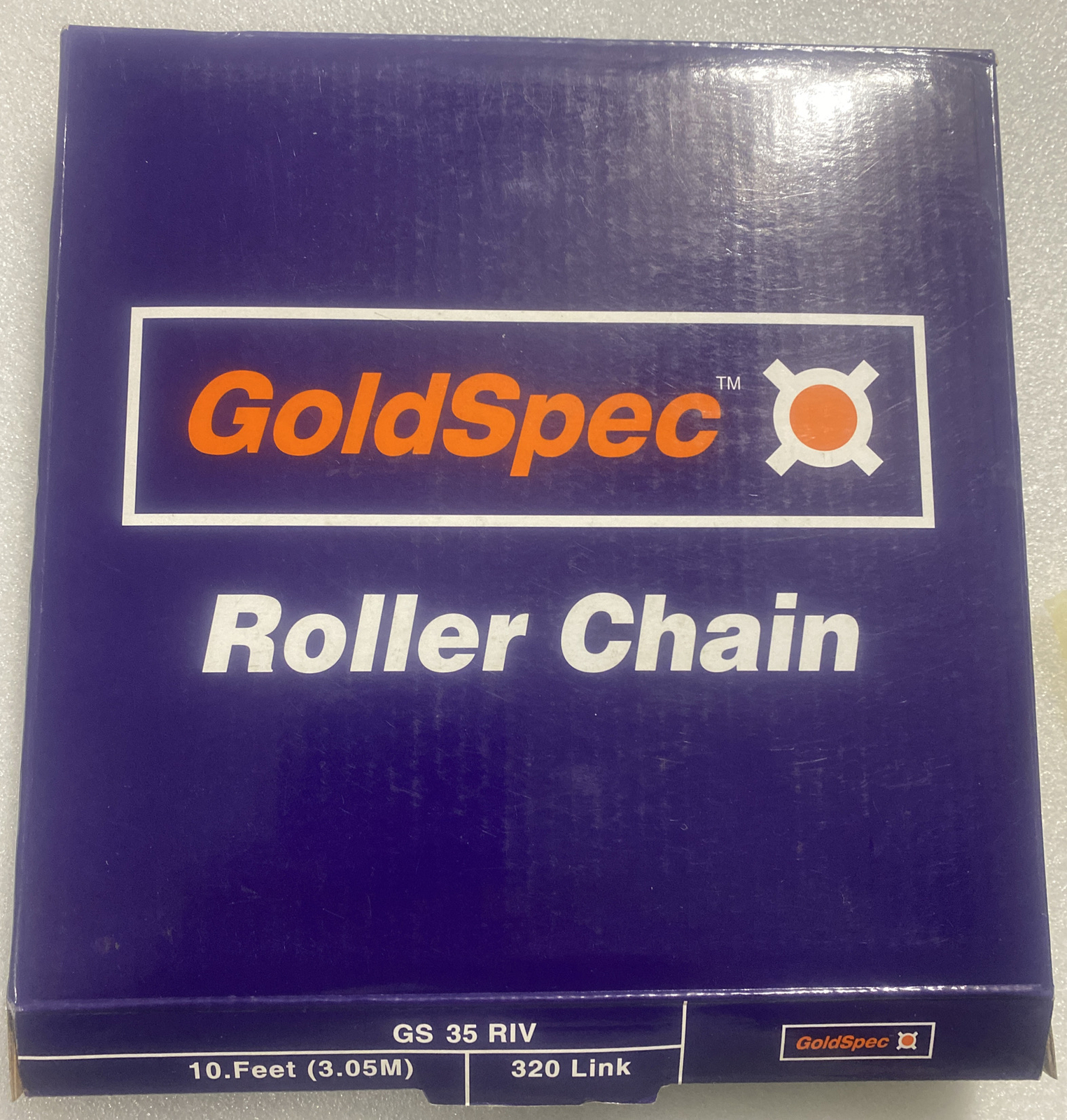 Goldspec GS 35 RIV Roller Chain GS 35 3/8″ Pitch ANSI 10 Feet. Free US Priority