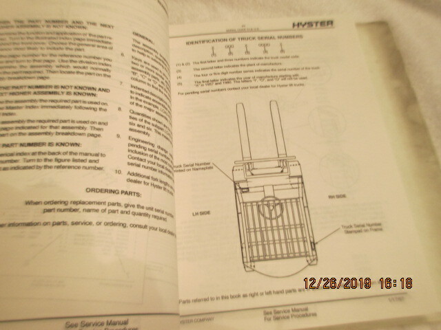 Hyster Fork Lift Truck H165-280XL H300-360XL H330 EC Periodic Maintenance Manual