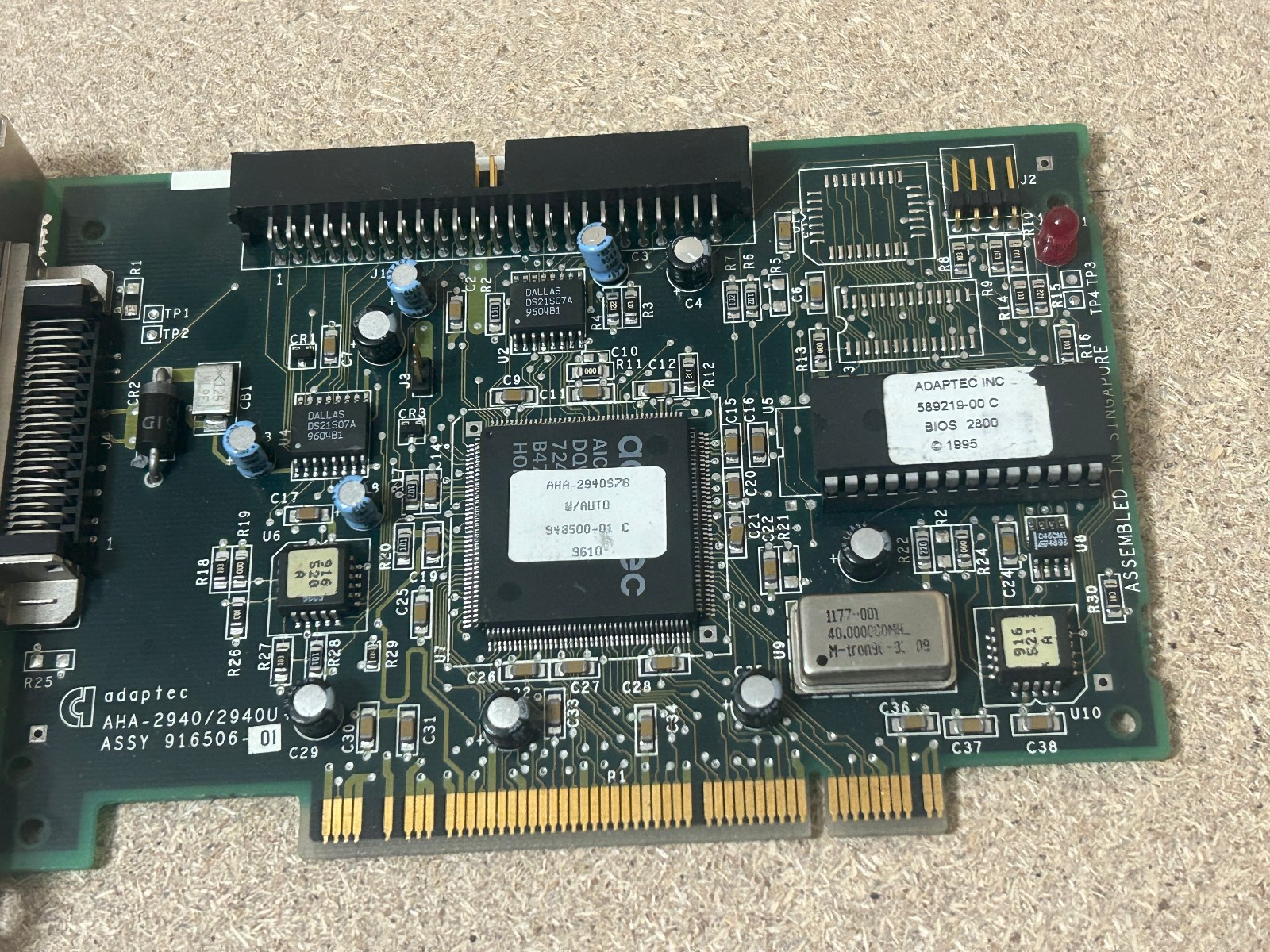 Adaptec AHA-2940/2940U PCI SCSI Controller Adapter Card