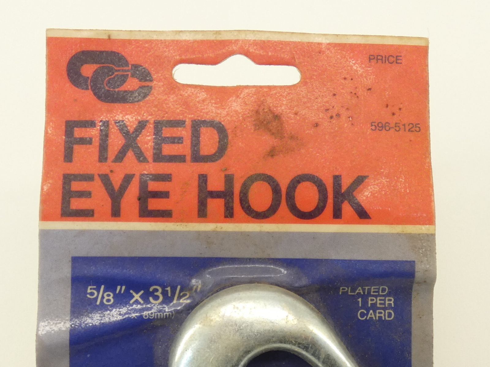 McGraw-Edison 596-5125 Campbell Chain Fixed Eye Hook 5/8″ x 3-1/2″ – NEW Surp…