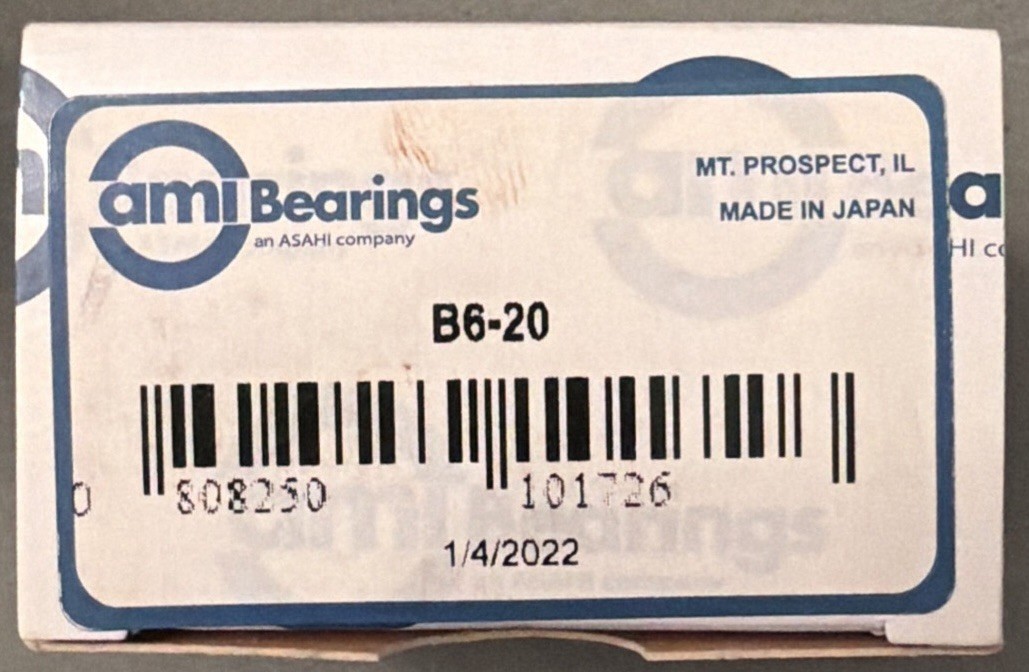 AMI Bearing (B6-20) New In Box