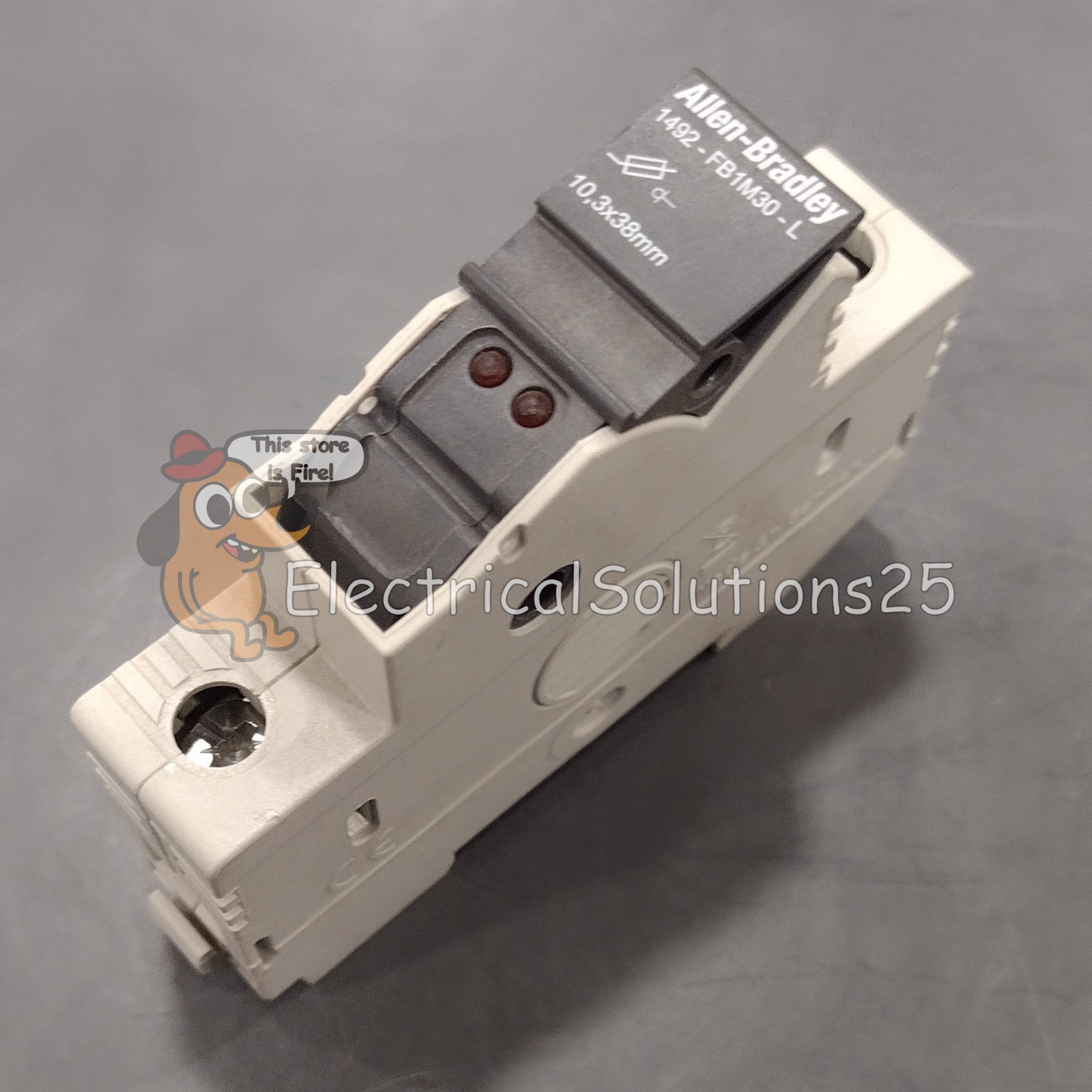 New No Box Allen-Bradley 1492-FB1M30-L 1-Pole 30A Fuse Holder LED – Free Ship