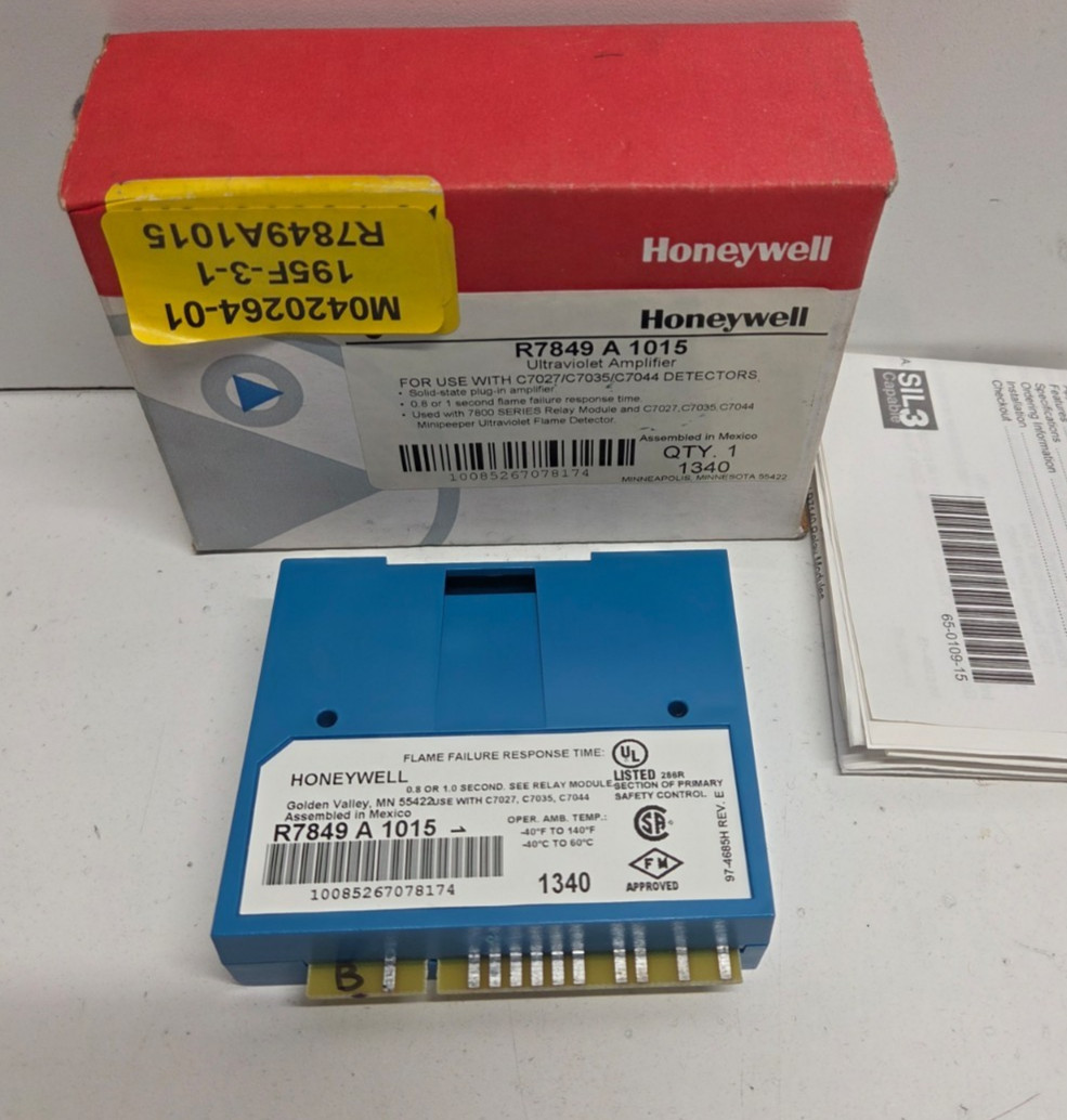 NEW IN BOX! HONEYWELL ULTRAVIOLET AMPLIFIER R7849-A-1015
