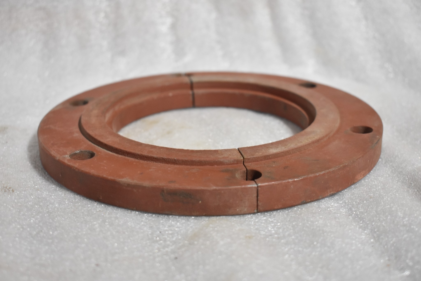WWL BDW 609912, SPLIT SPACER, 8-3/16″ OD, 4-3/4″ ID, 3/4″ H, 6 HOLE, 1/2″ HOLES