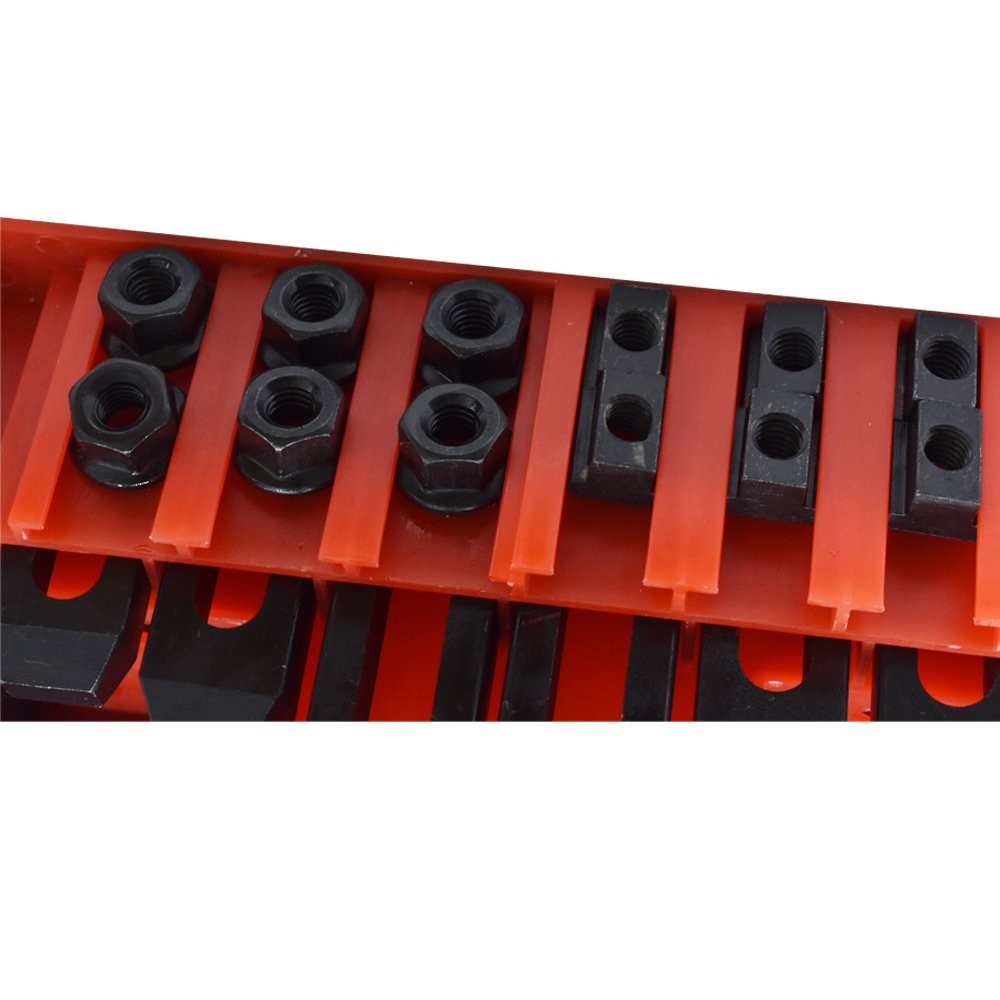 Pro-Series 7/16″ T-Slot 3/8-16 Clamping Kit Bridgeport Mill Set Up 58 Piece Set