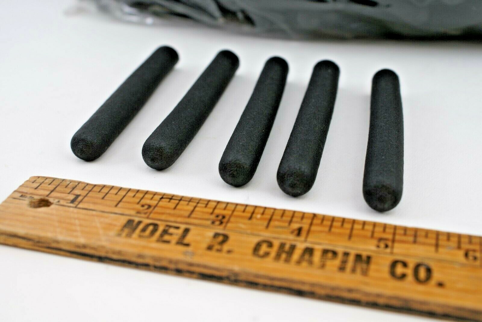 NEW SINCLAIR & RUSH EXTRUDED DENSE BLACK RUBBER GRIPS / HANDLES / CAPS – DOZENS