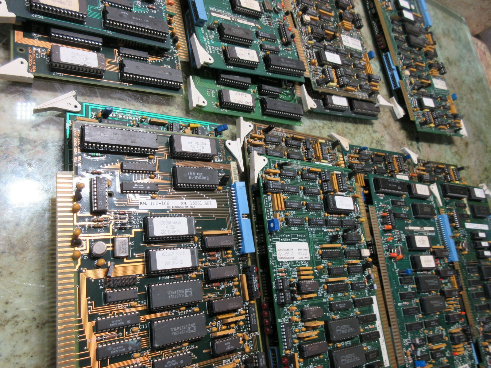 MODICON ICC BOARD P.N. 100-166 PCB S006-000 ASSY S006-004 REV.A EACH 1