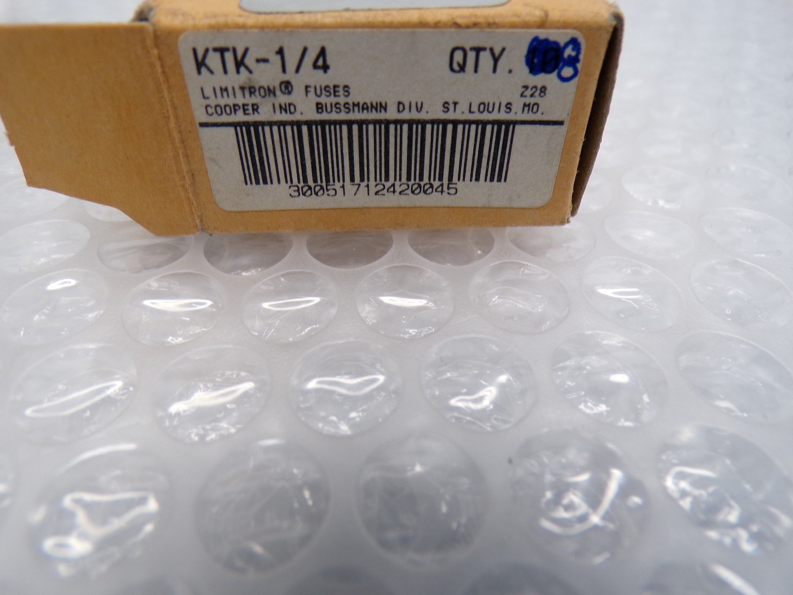 LIMITRON KTK-1/4 FUSE PKG OF 8 NSMP