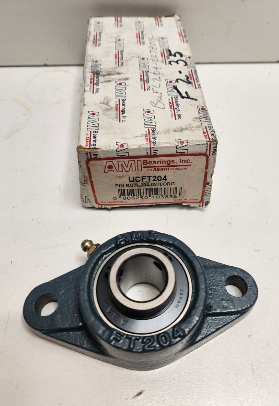 NEW OLD STOCK! AMI 3/4″ BORE 2-BOLT FLANGE BEARING UCFT204