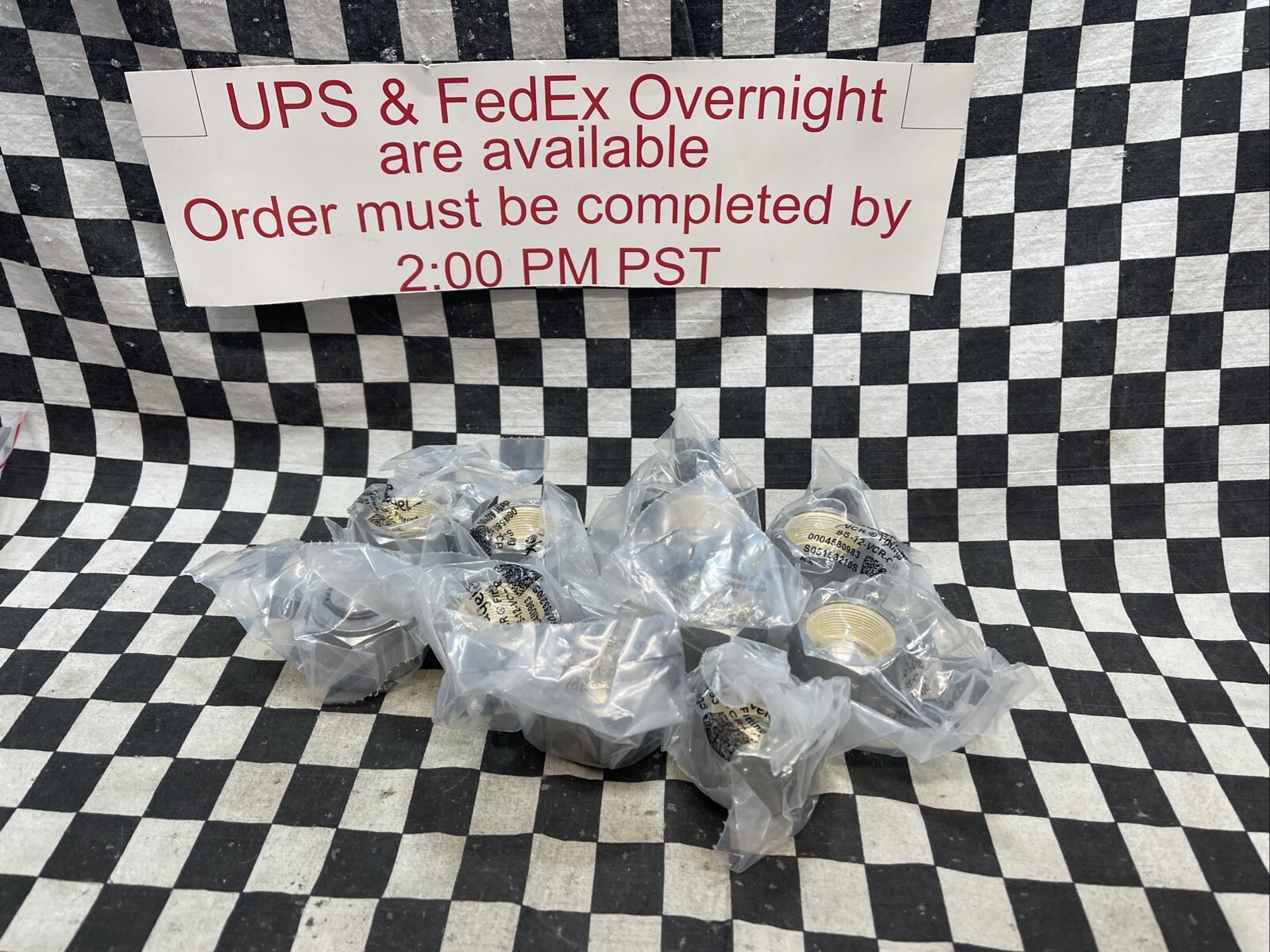 SWAGELOK SS-12-VCR-CP, SS12VCRCP, NUT 3/4″ VCR, LOT OF 10, SHIPSAMEDAY