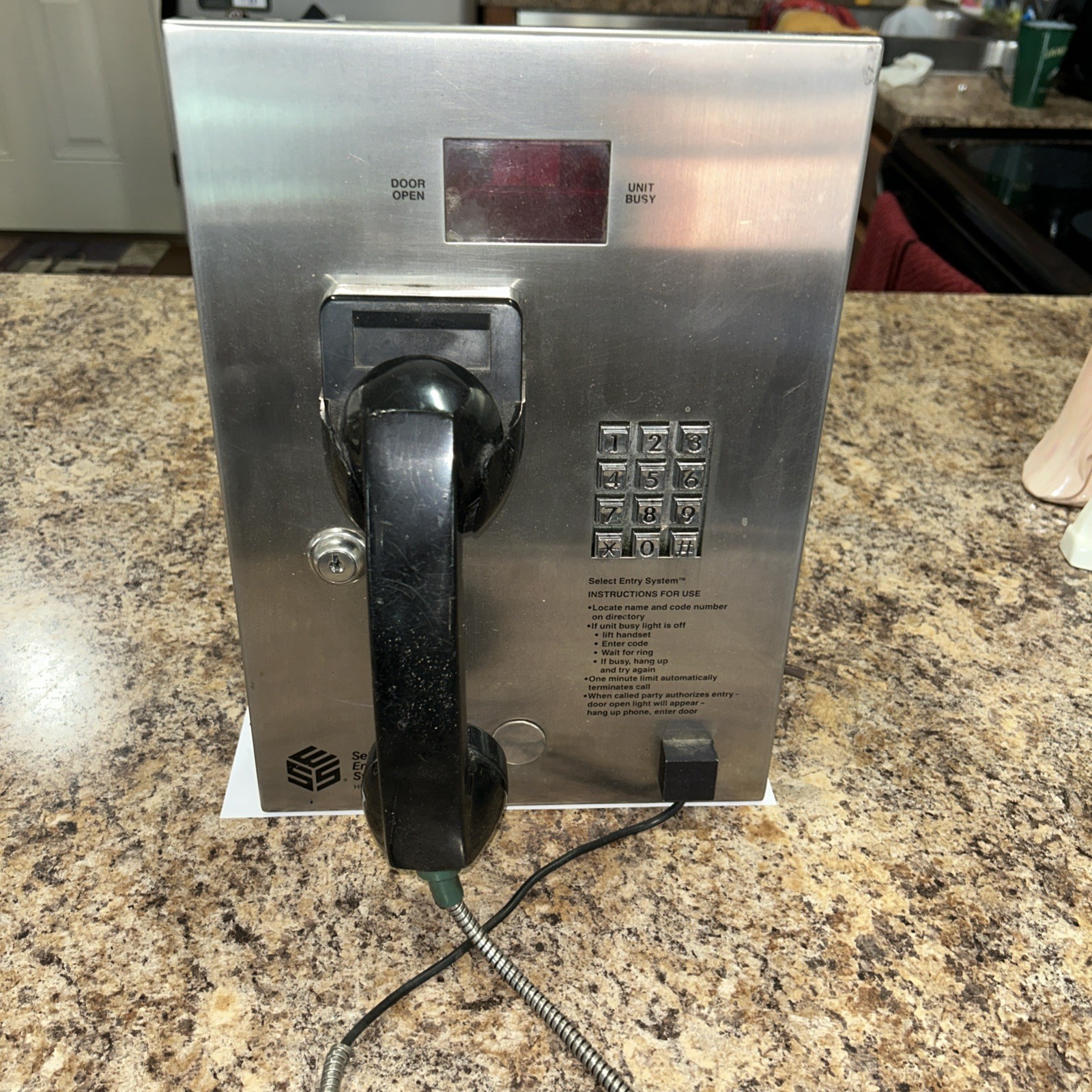 Keypad TEC1 Select Engineered Systems T1HF125CA electronic telephone directory