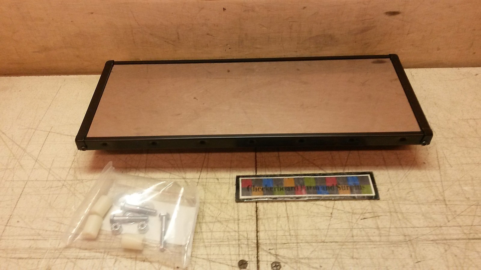 NOS Luverne Truck Rearview Mirror Assembly S158KB 158AG1-L 2540010837852 6″x16″
