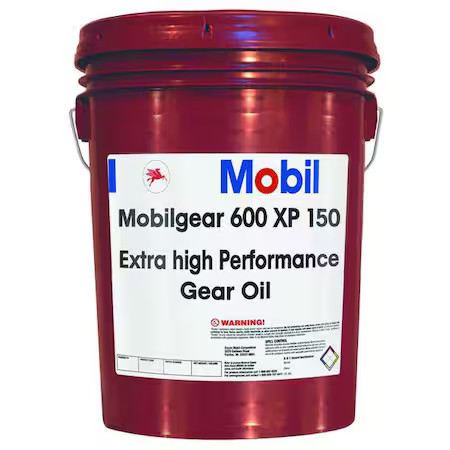 Mobil 105880 Gear Oil, 5 Gal, Pail, Amber