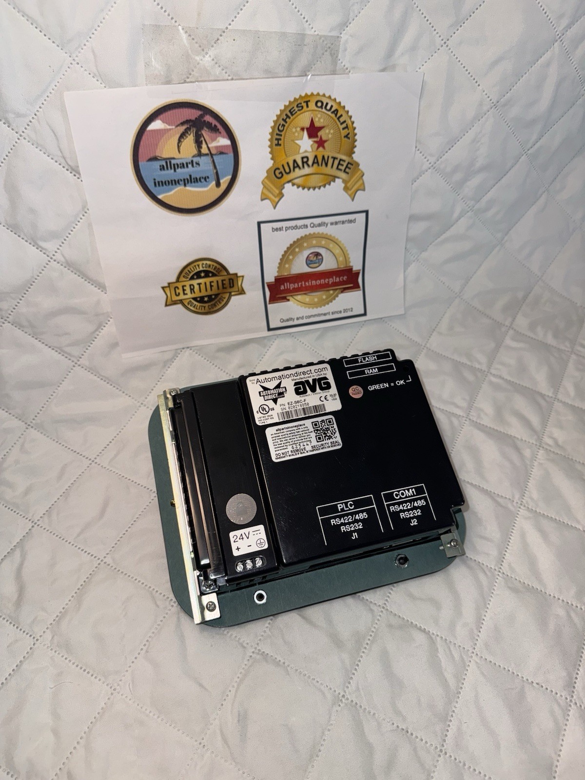AVG AUTOMATION DIRECT TOUCH SCREEN EZ-S6M-F EZS6MF Autotech Viktron Group (USED)