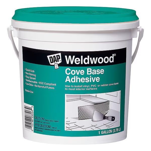 Dap Construction Adhesive, Cove Base Ser