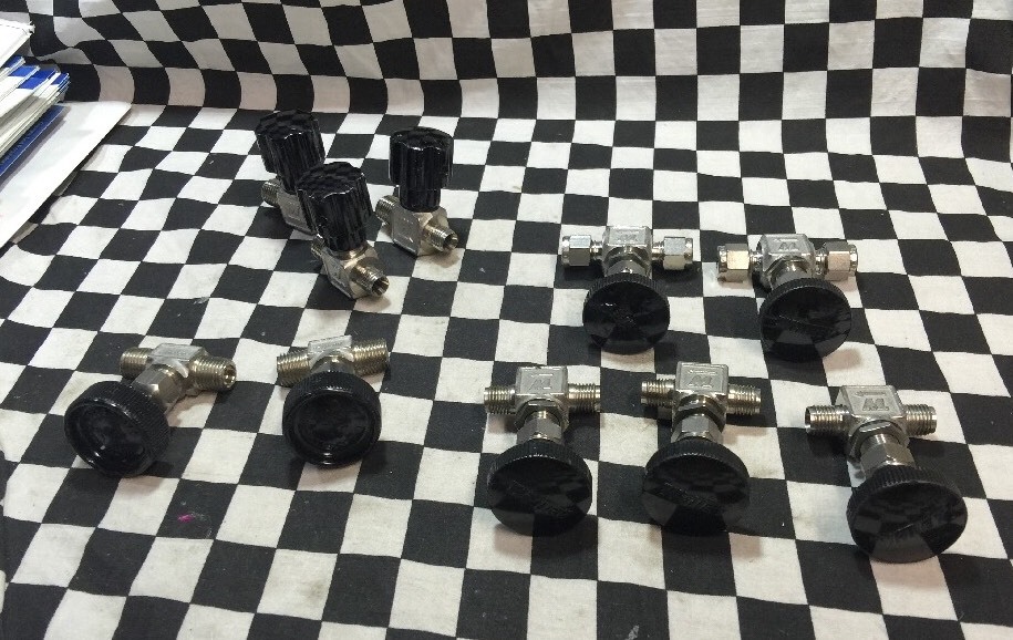 Lot Of 10, Swagelok & Superior Integral Valve SS-1VS4 & SS-14DKM4-S4, #ZF21
